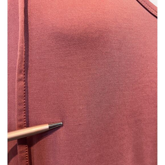 Fabletics Womens Large Lightweight Hooded Pullover II With Pocket Dark Rouge - Picture 9 of 11